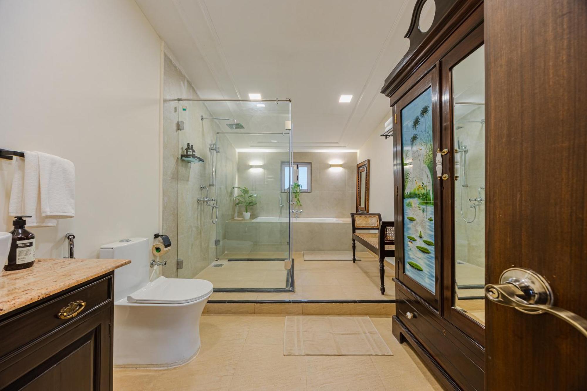 Elivaas 4 Bhk Villa Near Beach With Private Pool & Bar - Casa Boa Vida Кандолим Экстерьер фото