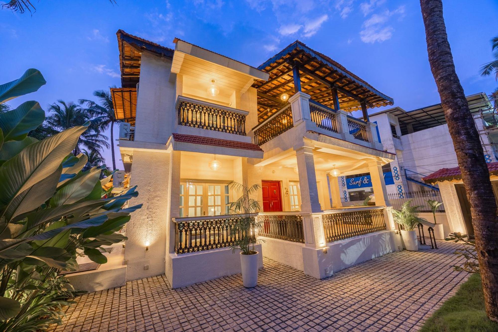 Elivaas 4 Bhk Villa Near Beach With Private Pool & Bar - Casa Boa Vida Кандолим Экстерьер фото
