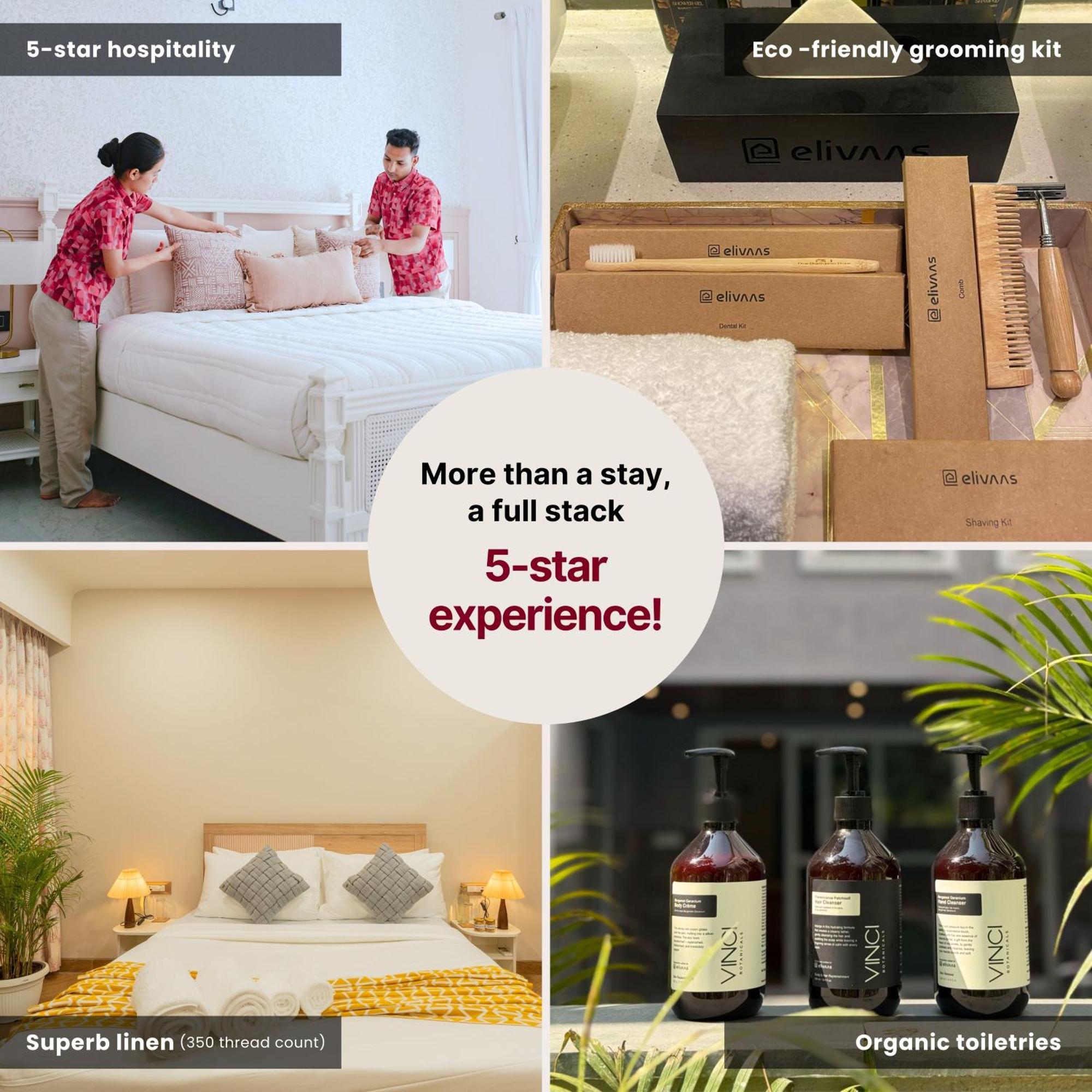 Elivaas 4 Bhk Villa Near Beach With Private Pool & Bar - Casa Boa Vida Кандолим Экстерьер фото